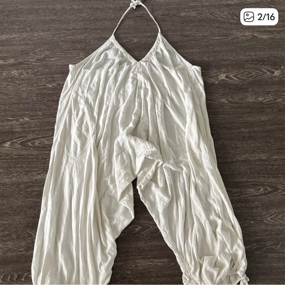 Free People Harem Pants Jumpsuit Playsuit Womens S Ivory Boho Hippie
Lagenlook - Picture 4 of 10